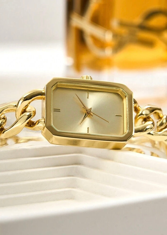 Chain Detail Wrist Watch