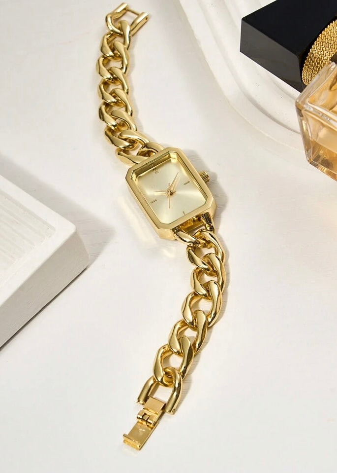 Chain Detail Wrist Watch