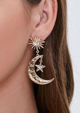Load image into Gallery viewer, Sun, Moon &amp; Star Earrings - The Style Guide TT
