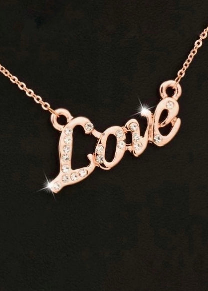 “Love” Pendant Necklace - The Style Guide TT