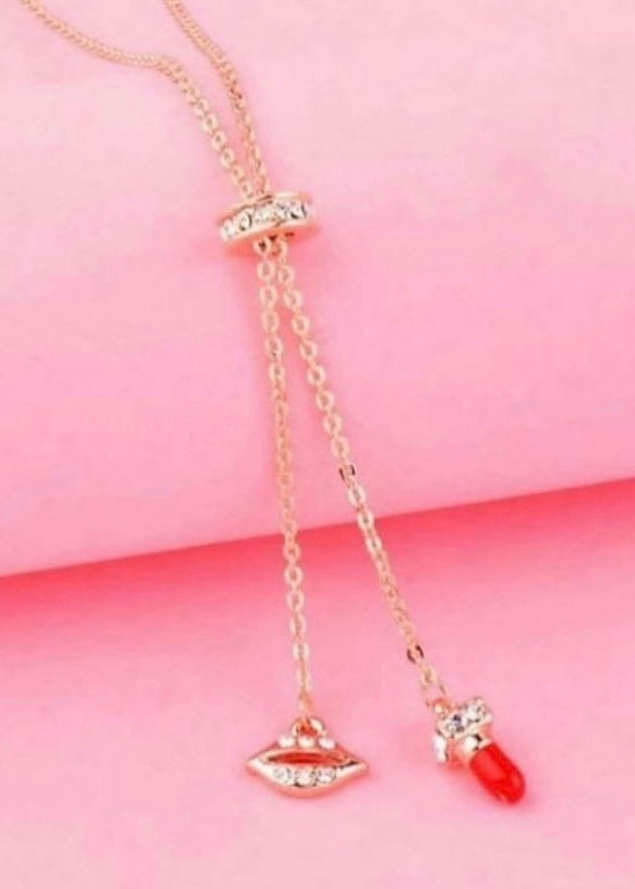 Lipstick Pendant Necklace - The Style Guide TT
