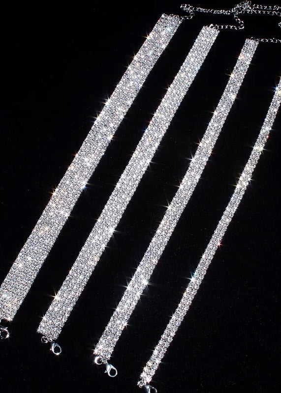 Rhinestone Choker Necklace