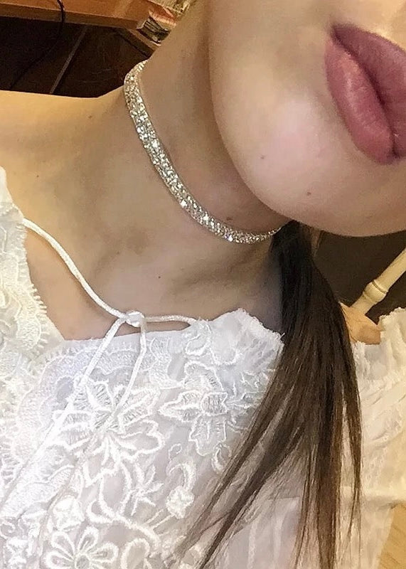 Rhinestone Choker Necklace