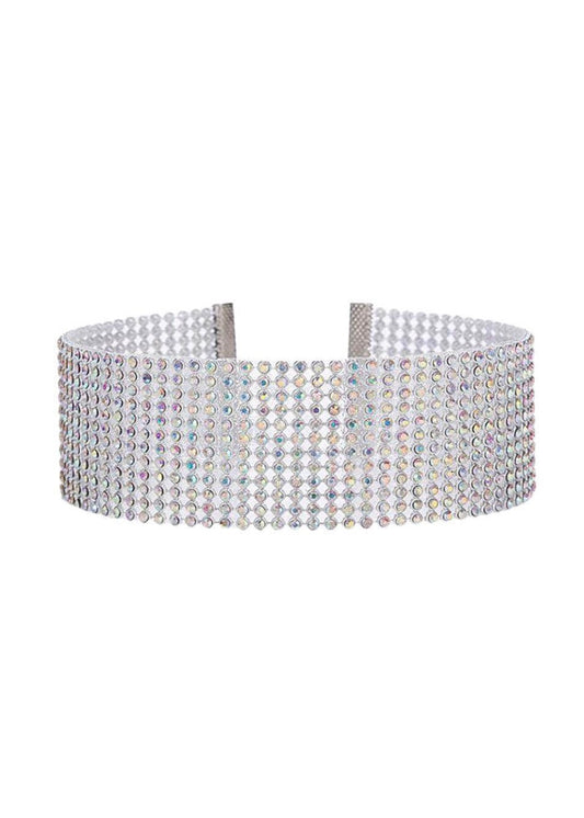 Rhinestone Choker Necklace