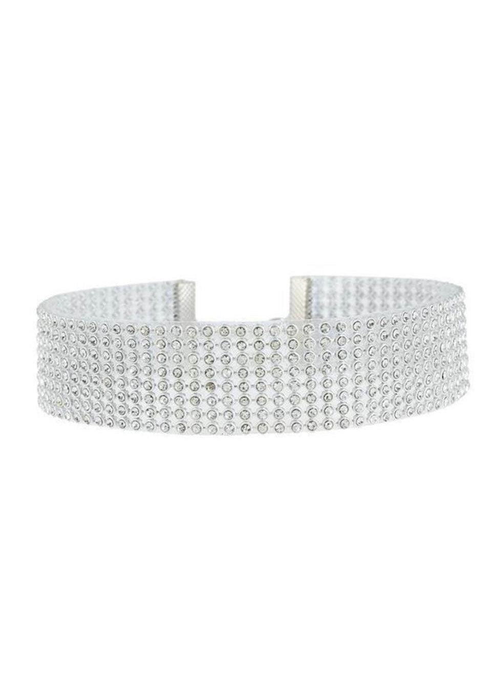 Rhinestone Choker Necklace