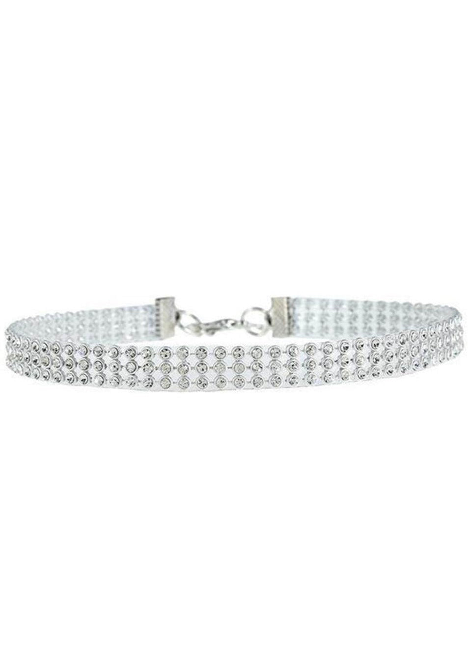 Rhinestone Choker Necklace