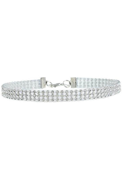 Rhinestone Choker Necklace