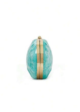 Cargar imagen en el visor de la galería, Azure Stone Detail Clutch &amp; Crossbody Bag
