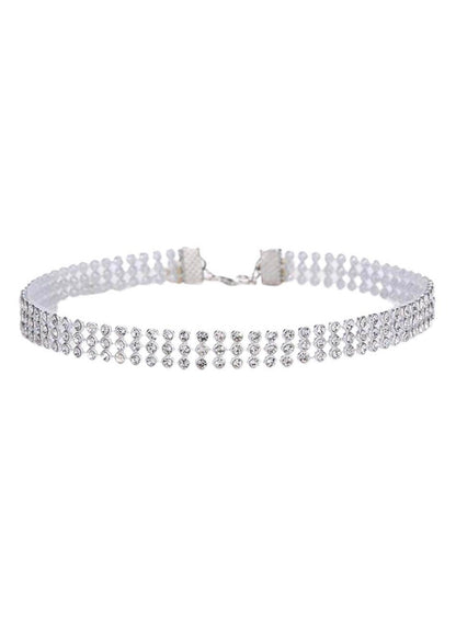 Rhinestone Choker Necklace