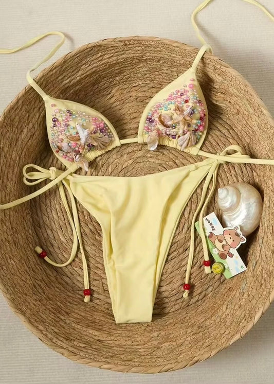 Going To Ibiza Embellished Bikini
