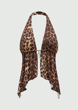 Load image into Gallery viewer, That&#39;s Hot Leopard Halter Top
