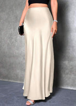 Load image into Gallery viewer, Winterberry Satin Maxi Skirt
