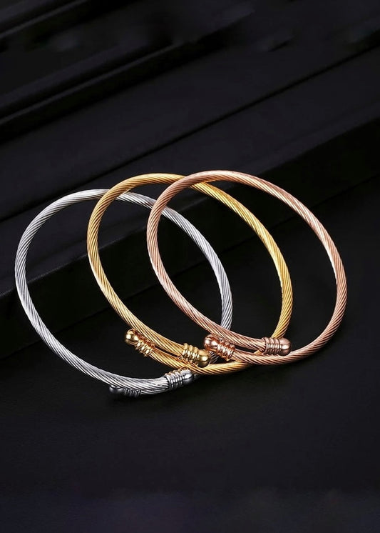 Textured Adjustable Bracelet - The Style Guide TT