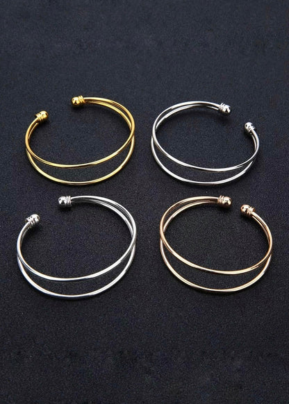 Stacked Bulb Adjustable Bracelet