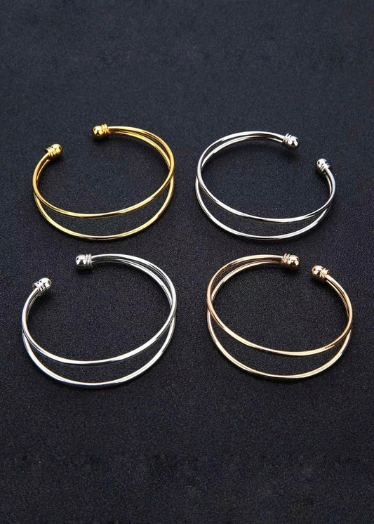 Stacked Bulb Adjustable Bracelet