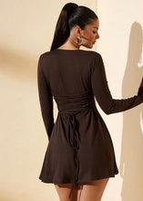 Load image into Gallery viewer, Cinnamon Girl Flared Mini Dress
