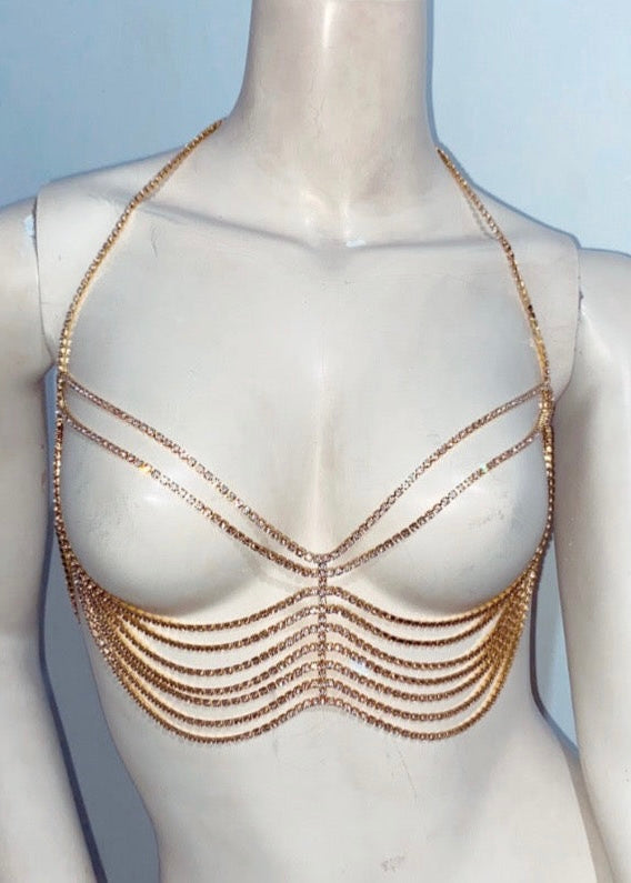 Glow Up Rhinestone Bodychain