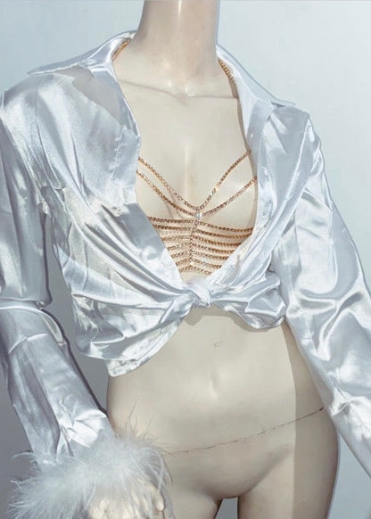 Glow Up Rhinestone Bodychain