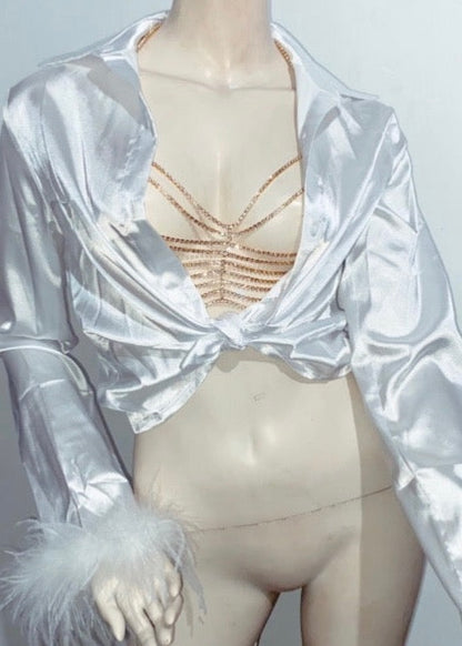 Glow Up Rhinestone Bodychain