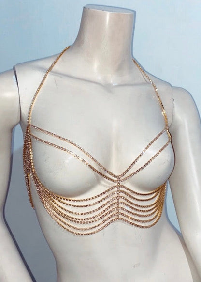 Glow Up Rhinestone Bodychain