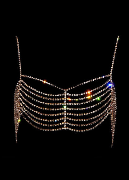 Glow Up Rhinestone Bodychain