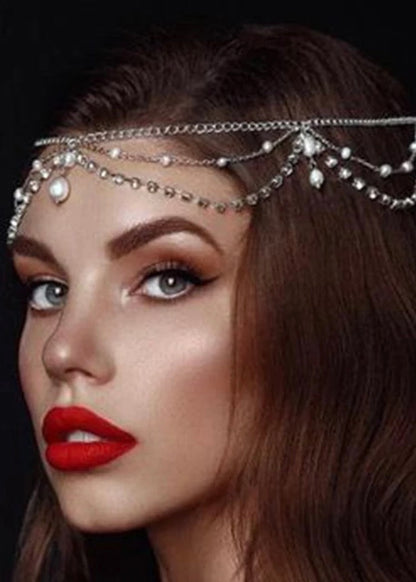 Tainia Crystal & Pearl Hairband