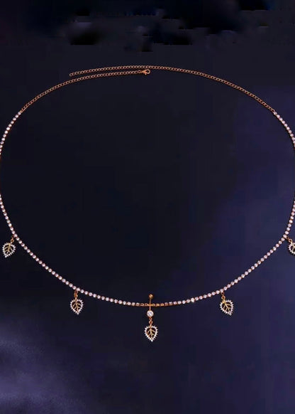 Leaf Pendant Waist Chain - The Style Guide TT