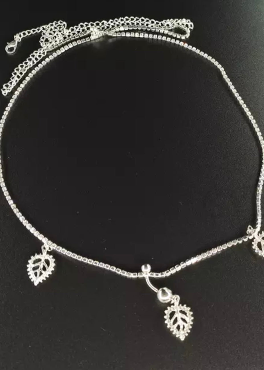 Leaf Pendant Waist Chain - The Style Guide TT
