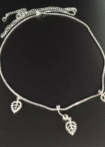 Leaf Pendant Waist Chain - The Style Guide TT