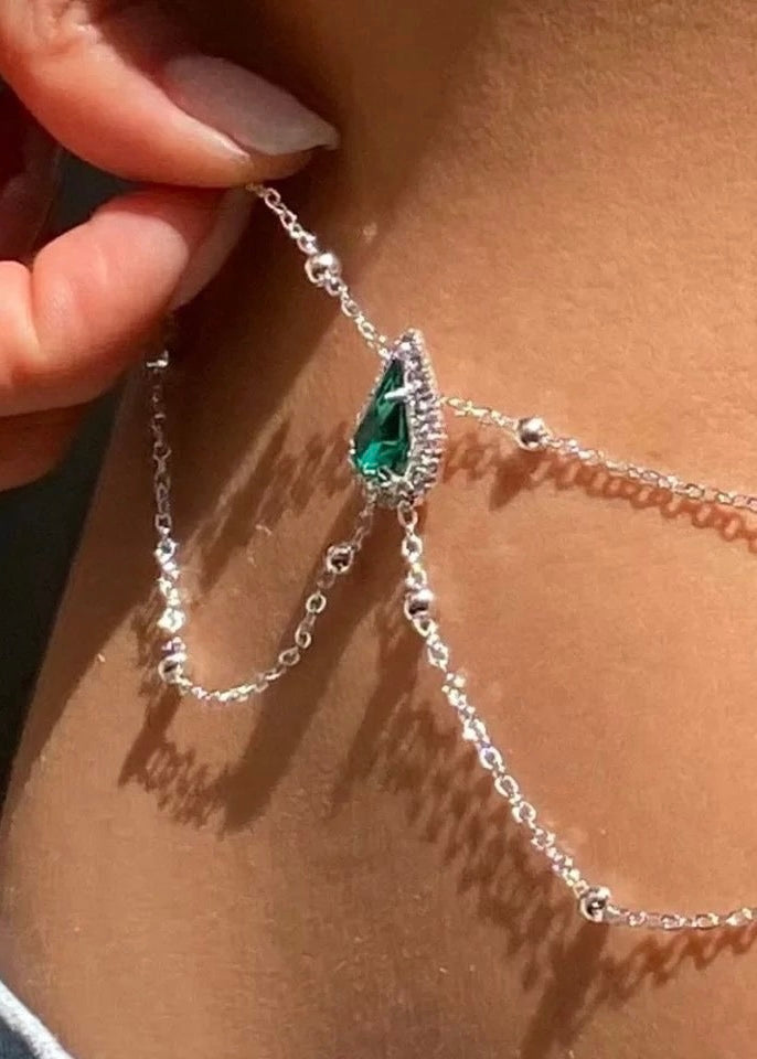 Crystal Layered Waist Chain - The Style Guide TT