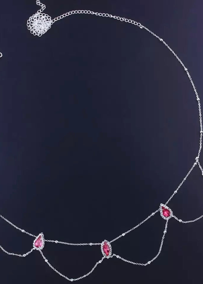 Crystal Layered Waist Chain - The Style Guide TT