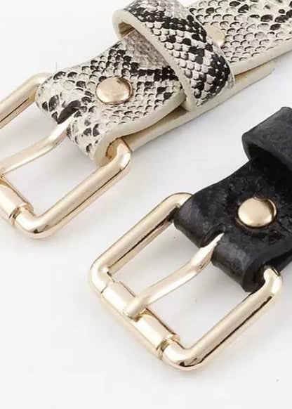 Snake Print Belt