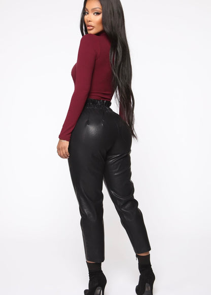 Apple Spice High Neck Bodysuit