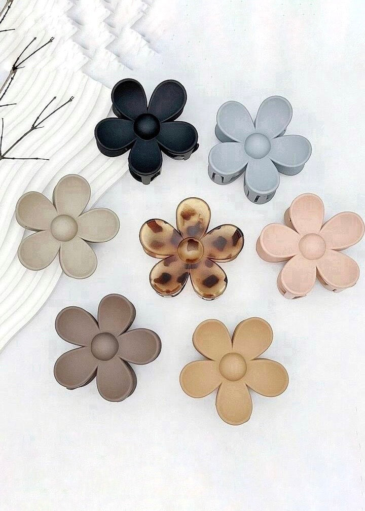 Flower Claw Clips