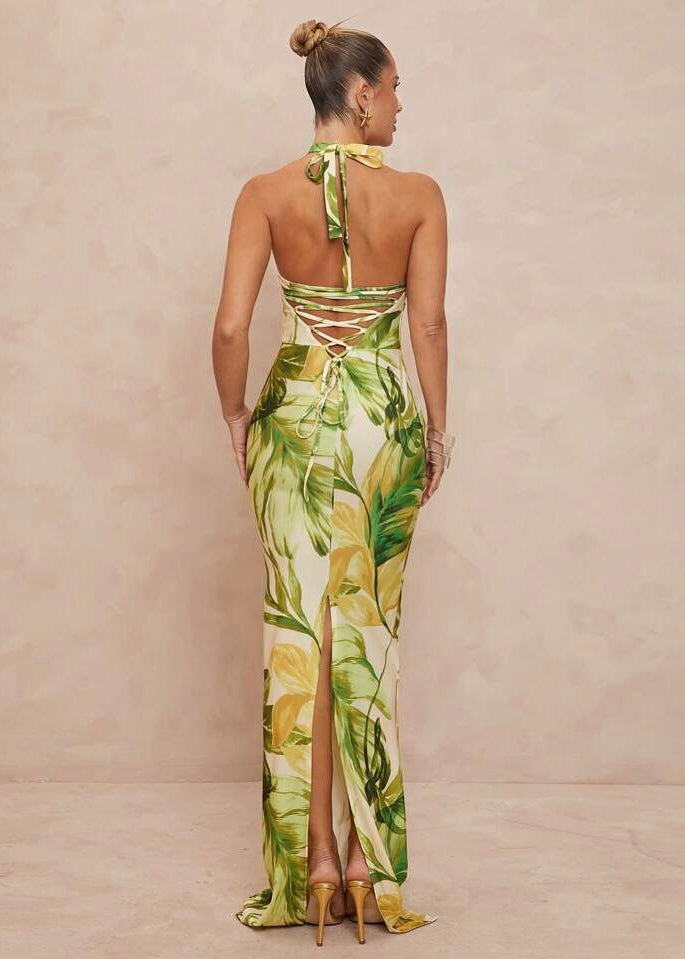 Aurelia Halter Maxi Dress