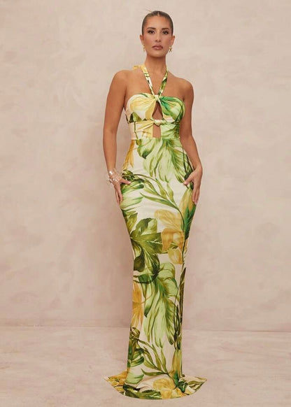 Aurelia Halter Maxi Dress