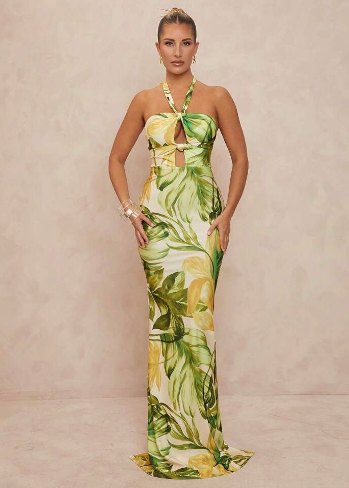 Aurelia Halter Maxi Dress
