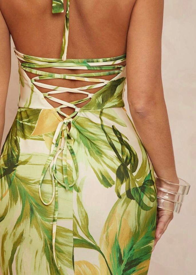 Aurelia Halter Maxi Dress