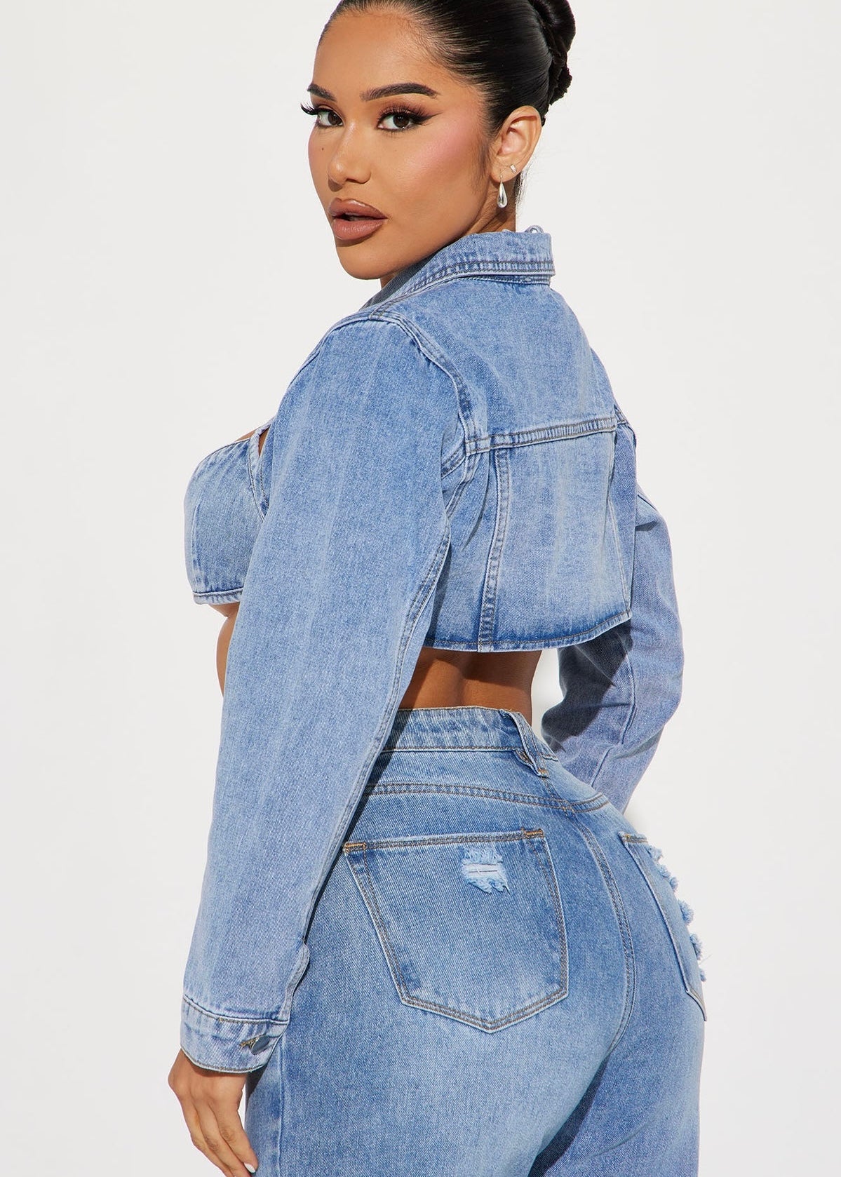 Festival Dues Denim 2 Piece Top