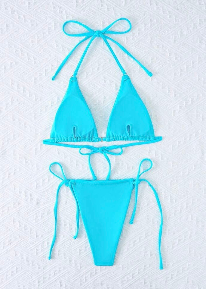 Turquoise Breeze Triangle Bikini