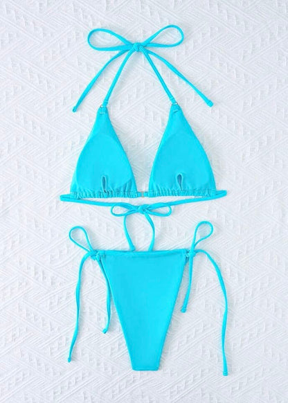 Turquoise Breeze Triangle Bikini