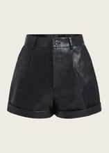 Load image into Gallery viewer, Turnt Up High Waisted Leather Shorts
