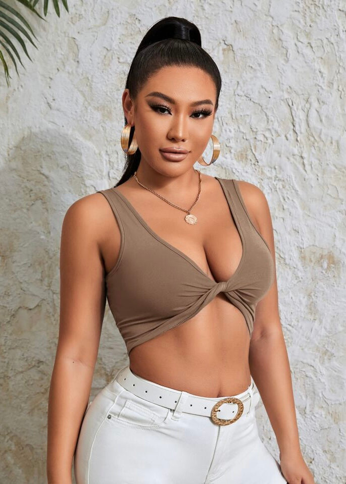 Twist Front Tank Top