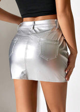 Load image into Gallery viewer, Seen It All PU Leather Mini Skirt
