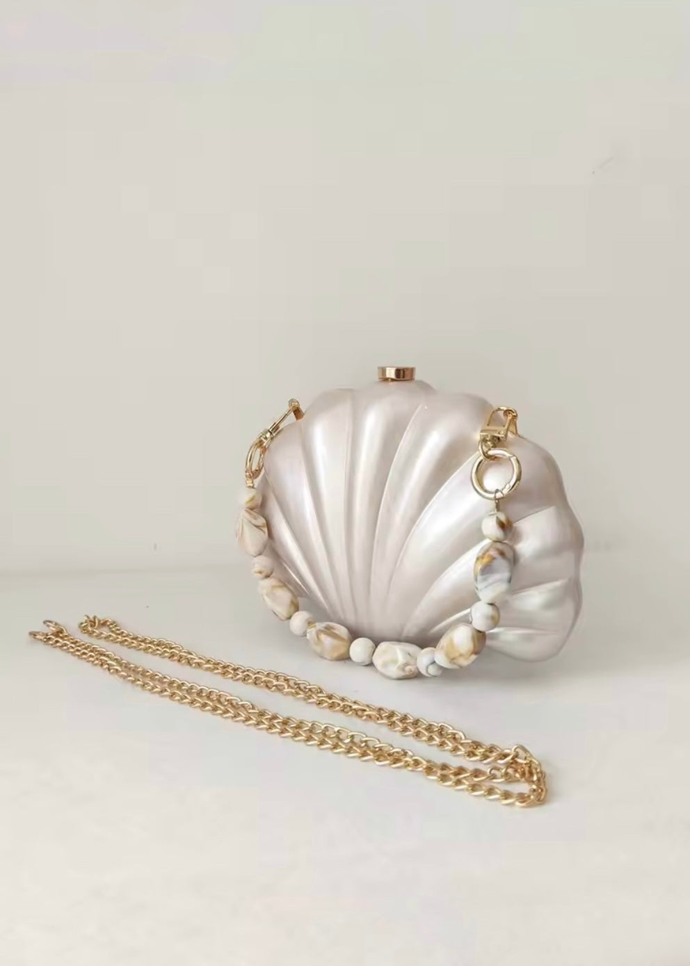 Seychelles Stone & Shell Detail Bag
