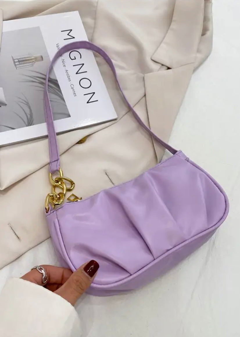 Uptown Girl Gold Chain Shoulder Bag