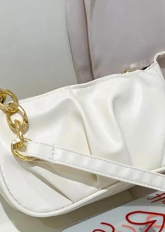 Uptown Girl Gold Chain Shoulder Bag