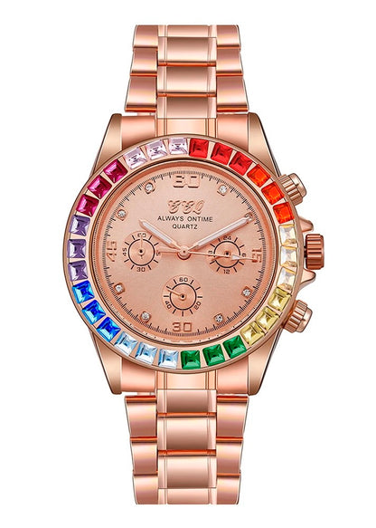 Arcoíris Rose Gold Watch