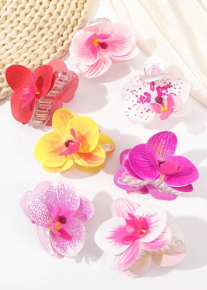 Flower Claw Clips