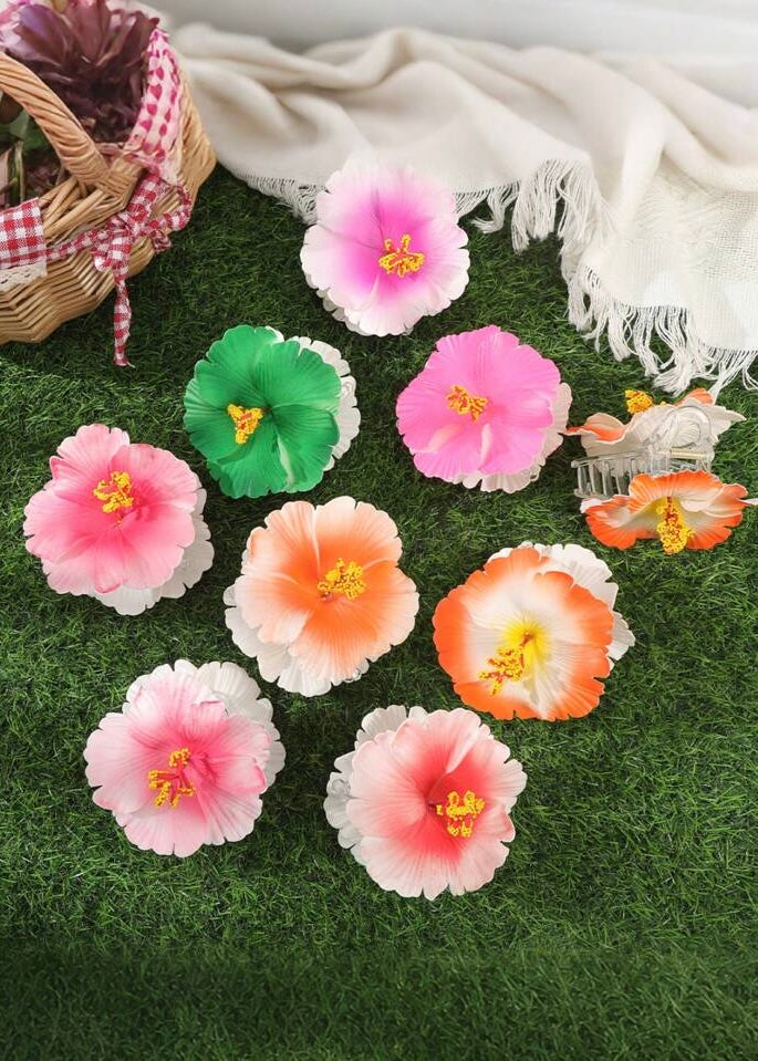 Flower Claw Clips